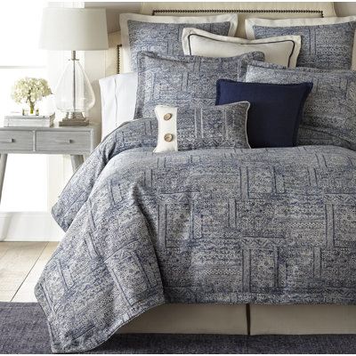 Box Stitch Geometric Shapes Comforter