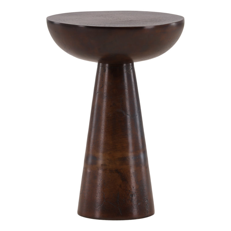 Table d'appoint Destry, 18" H x 12.5" W x 12.5" D, Brown