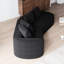 Canapé modulaire rembourré 4 places moderne, canapé incurvé en chenille de 112 pouces avec coussins décoratifs, texture douce et lisse, support en mousse haute résilience, siège spacieux sans nuage pour le cinéma-2063013636-2063013635