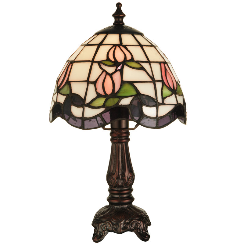 Roseborder 12" Table Lamp