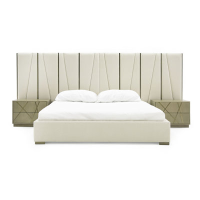 VIG Furniture VGVC-BD1909-BED-NS-BGE-Q