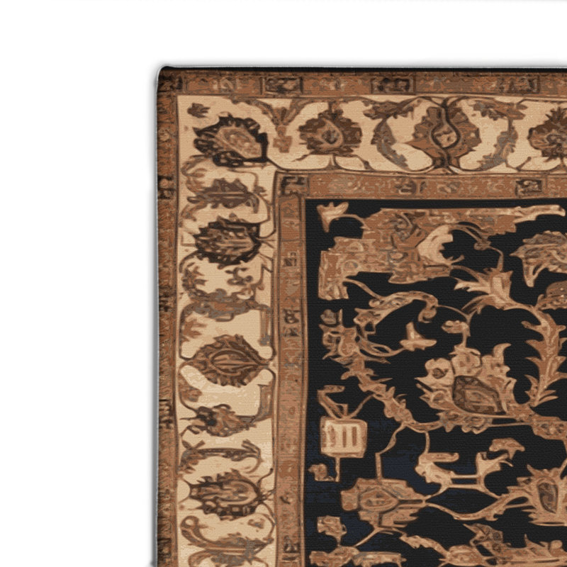 Tapis d'intérieur et d'extérieur brun Persian, Rectangulaire 2 pi x 3 pi