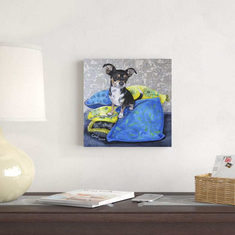 Coussins Chihuahua II, H 12 po x l 12 po