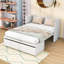Lit escamotable polyvalent avec port USB intégré et tiroir de rangement spacieux-484170906-484170917