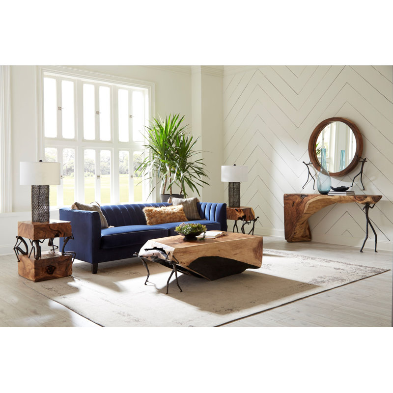 Atlas Figurine/4 Legs End Table