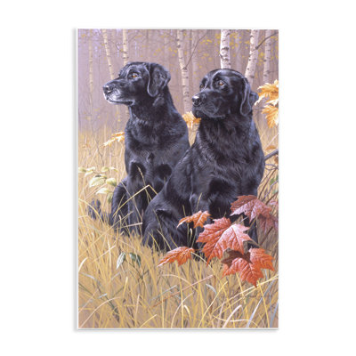 "Autumnal Black Dogs", art mural par Rod Lawrence