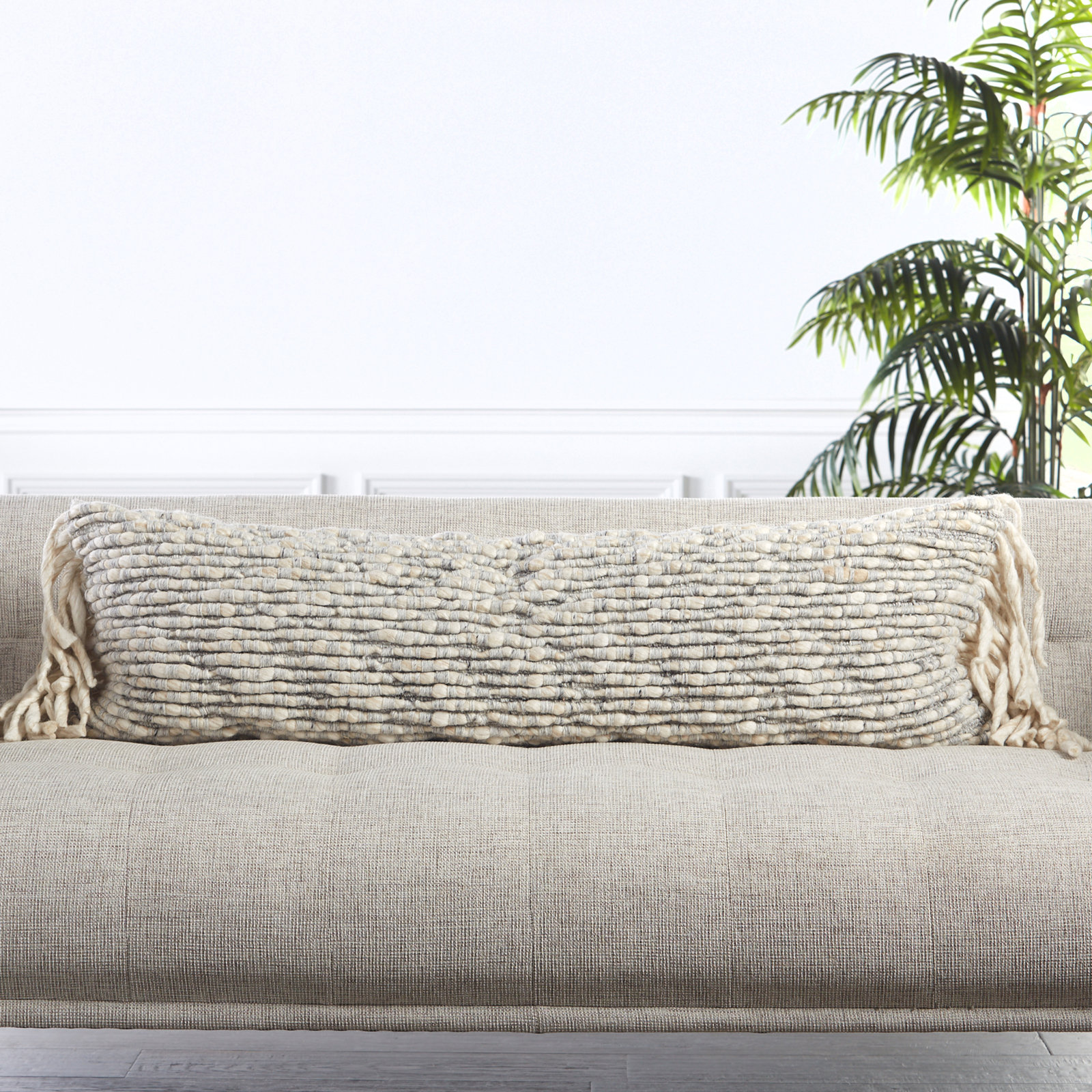 Anatole Handmade Lumbar Pillow Cover & Insert	(13"x48"), Pillow Cover Only - No Insert