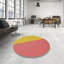 Tapis orange à motifs/zone saumon-683177006