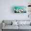 Gerboth, bourgeons turquoise sur toile-150016542