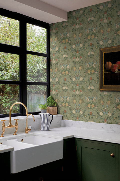 Melograno Peel and Stick Wallpaper