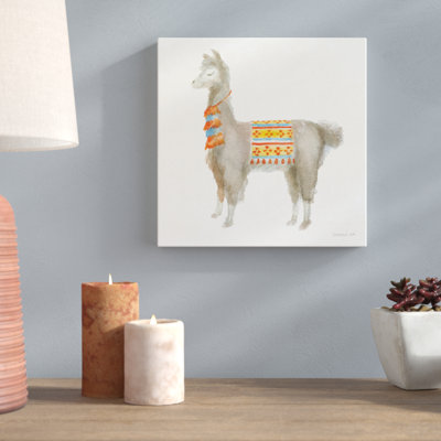 Festive Llama II by Danhui Nai - No Frame Painting on Canvas