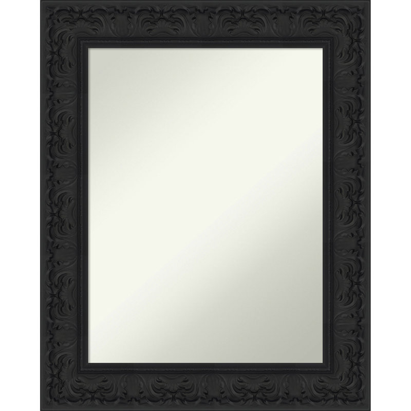 Miroir mural pour salle de bain Luxe, 30,75 po x 24,75 po, Noir