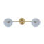 appliquee à bras 2 lumières Barwick