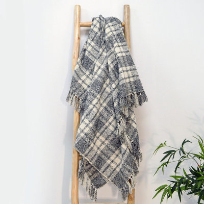 Runnells Chenille Tartan Throw