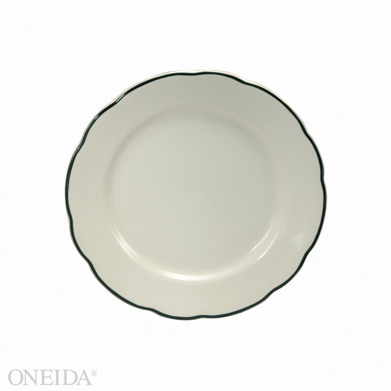 Assiettes noires Caprice Manhattan, 10 1/2 po, par Buffalo