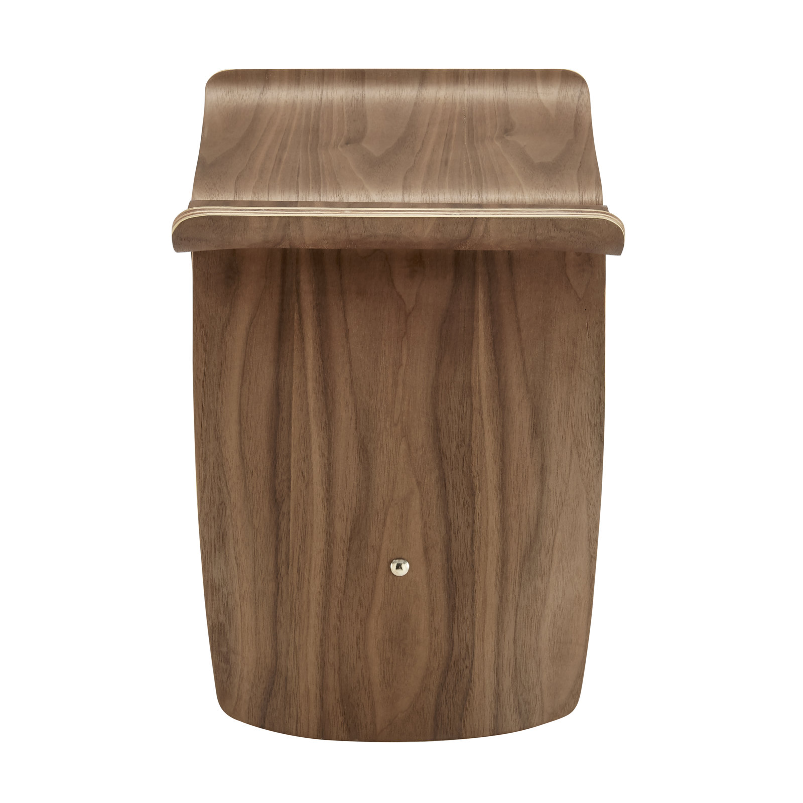 Nadir 16.93" W Plywood End Table , Walnut