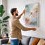 Ethereal Dragonfly Minimalist 1 Piece Wrapped Canvas Wall Art-82494617-82494619