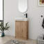 Meuble-lavabo simple 23 po avec comptoir en céramique-115143612