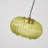 1 - Light LED Green Glass Pendant Light