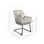 Fauteuil d'extérieur en rotin PE avec support à ressorts Cendro Boho PE