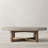 Vintage coffee table with smooth rounded edges-106325220