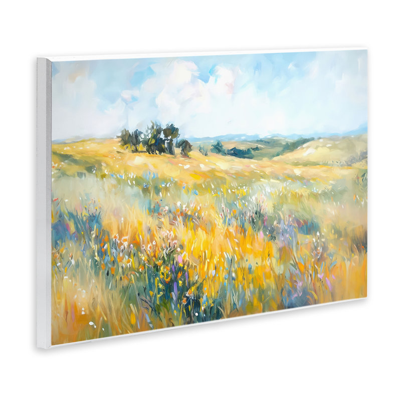Art mural de campagne champêtre par Ramona Murdock, H 13 po x l 19 po