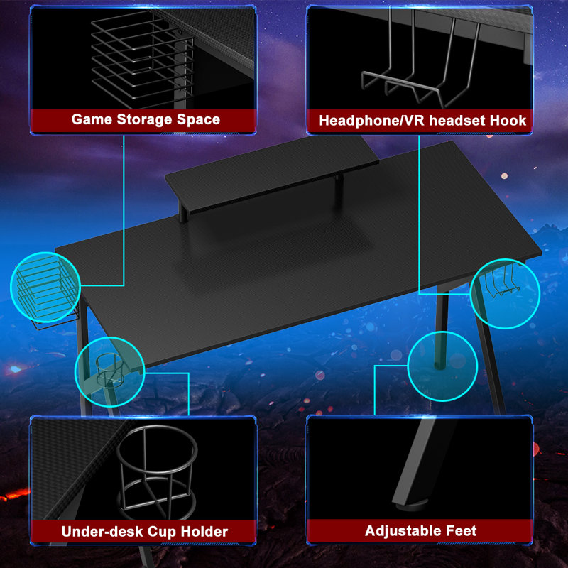 Steel Computer Desk