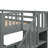 Gray Bunk Bed With Twin Over Full Setup, Trundle, And Handy Storage Arrangement, Functional Space-1644608563