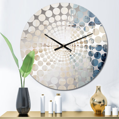 Eileen - Horloge murale paysage d'hiver