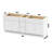 84 Double Bathroom Vanity Base Only-99027844