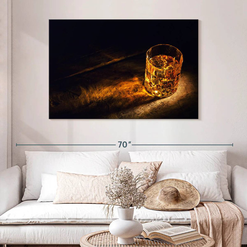 Yarlin Golden Whiskey, 32" H x 48" W