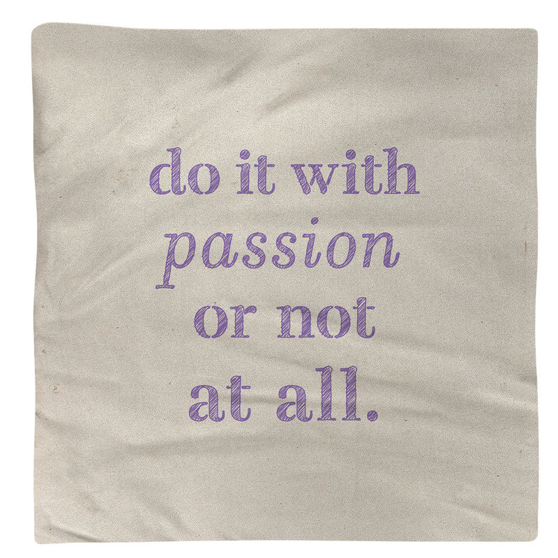 No Pattern Square Napkin, White/Purple, Polyester, 10" L x 10" W