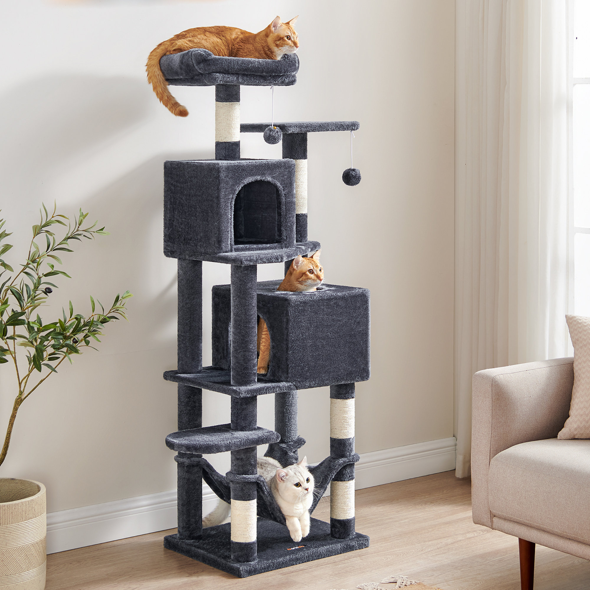 Tucker Murphy Pet™ 61'' H Cat Tree | Wayfair