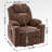 Up To 350 LBS Chenille Power Lift Recliner Chair, Heavy Duty Motion Mechanism With 8-Point Vibration Massage And Lumbar Heating, USB And Type-C Ports, Stainless Steel Cup Holders-946917848-946917850