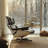 Real Leather lounge chair with Solid Wood-119218618