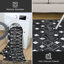 Rectangle Gingham Shaggy Washable Area Rug-118262209