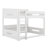Queen Over Queen Bunk Bed With Storage Shelves & USB Ports-1180220549