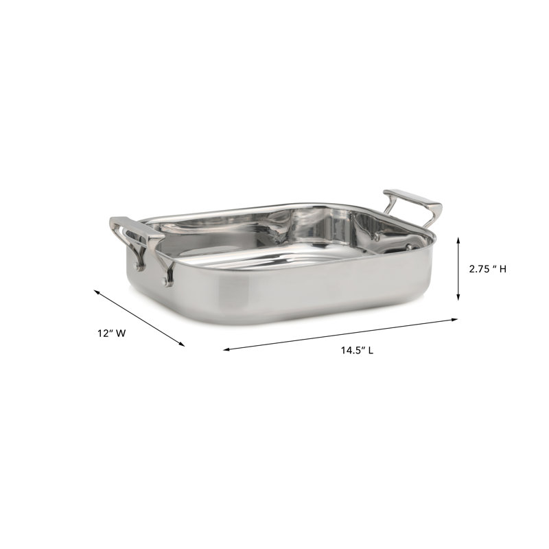 IMPULSE! Terra Non-Stick Stainless Steel Roasting Pan