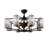 Ferris 36" 8 - Light Dimmable Crystal Ceiling Fan with LED Lights & Remote Control-159075592