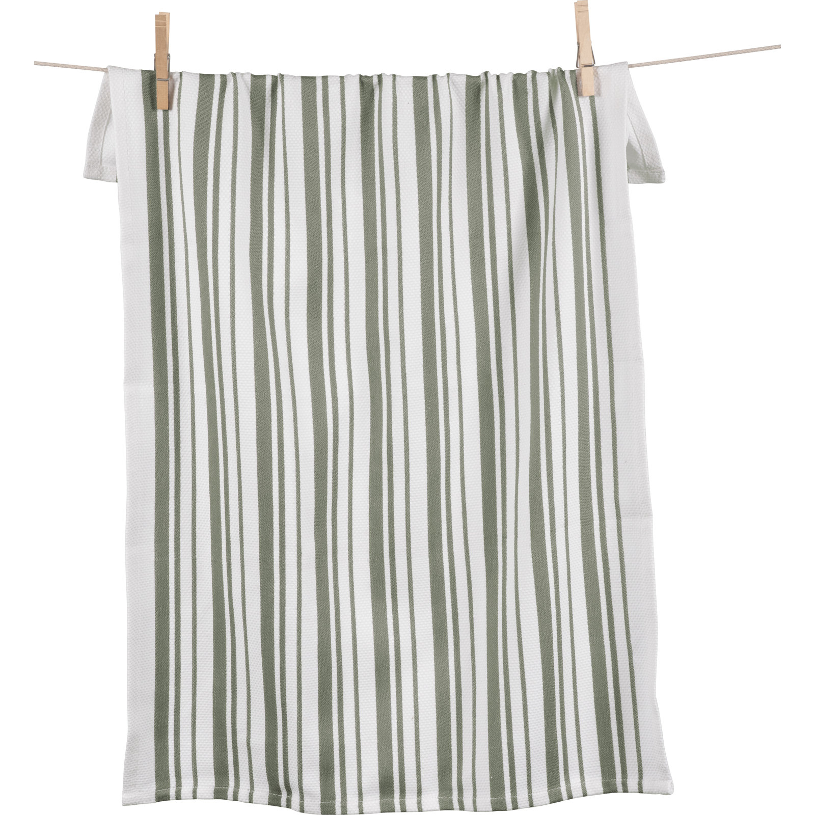 Geometric Kitchen Linen Set, Agave