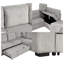 Canapé modulaire en L avec repose-pieds 94 po-1066519438