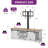 Farmhouse TV Stand With Mount, TV Cabinet With 3 Height Adjustments & Sliding Barn Doors For 32-70" Tvs,-1601616463
