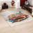 Large Soft Non Woven Printed Rug with Intricate Floral and Geometric Design for Living Room and Bedroom Decor-114334099