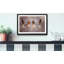 Streetart Four Feathers - Single Picture Frame Print-1474491730