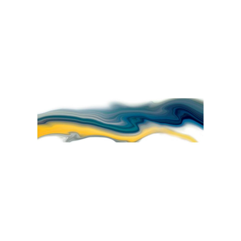 Subtle Flow II Print by Mari Urasawa, 16" H x 60" W x 1.5" D, Plexi