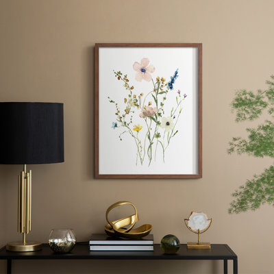 Cottage Garden Study II Framed Print - Solid Wood