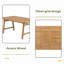 Table de salle à manger extensible d'extérieur en bois d'acacia, table de patio rectangulaire de 59 à 78,74 po avec plateau à lattes, table extensible en bois résistante aux intempéries pour la cour, le jardin et la terrasse