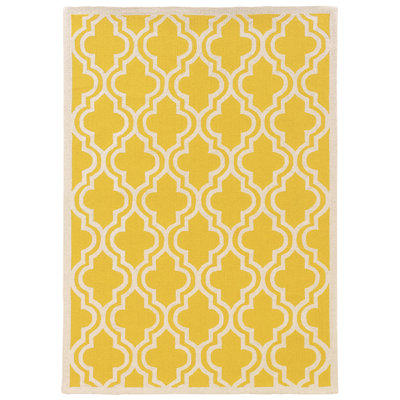 Hand Hooked Wool Geometric Indoor Rug