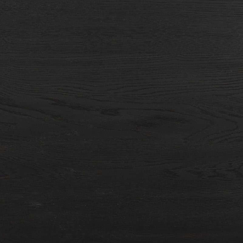 Ezri Solid Wood Writing Desk, Black