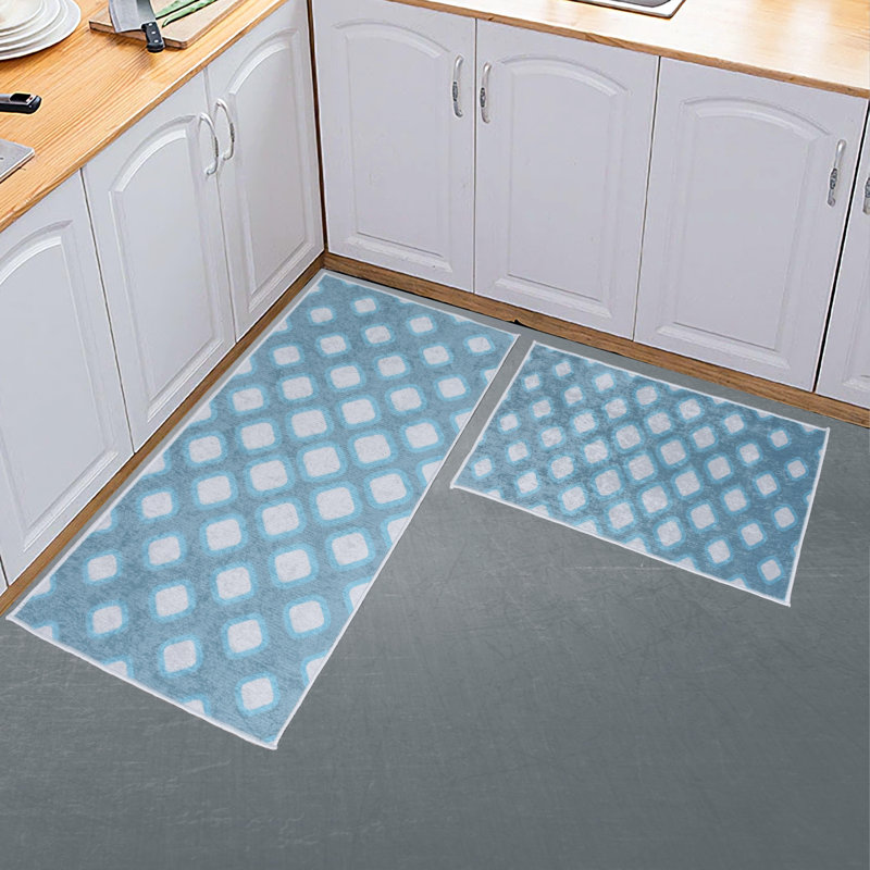 Tapis de cuisine antidérapant Jago, Empatia-sarcelle